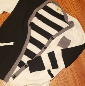 Black and White Cardigan